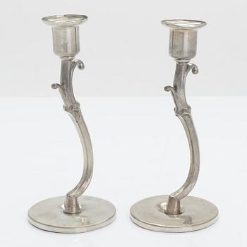 Paavo Tynell, a pair of 1920/1930's '8024' candlesticks for Taito.