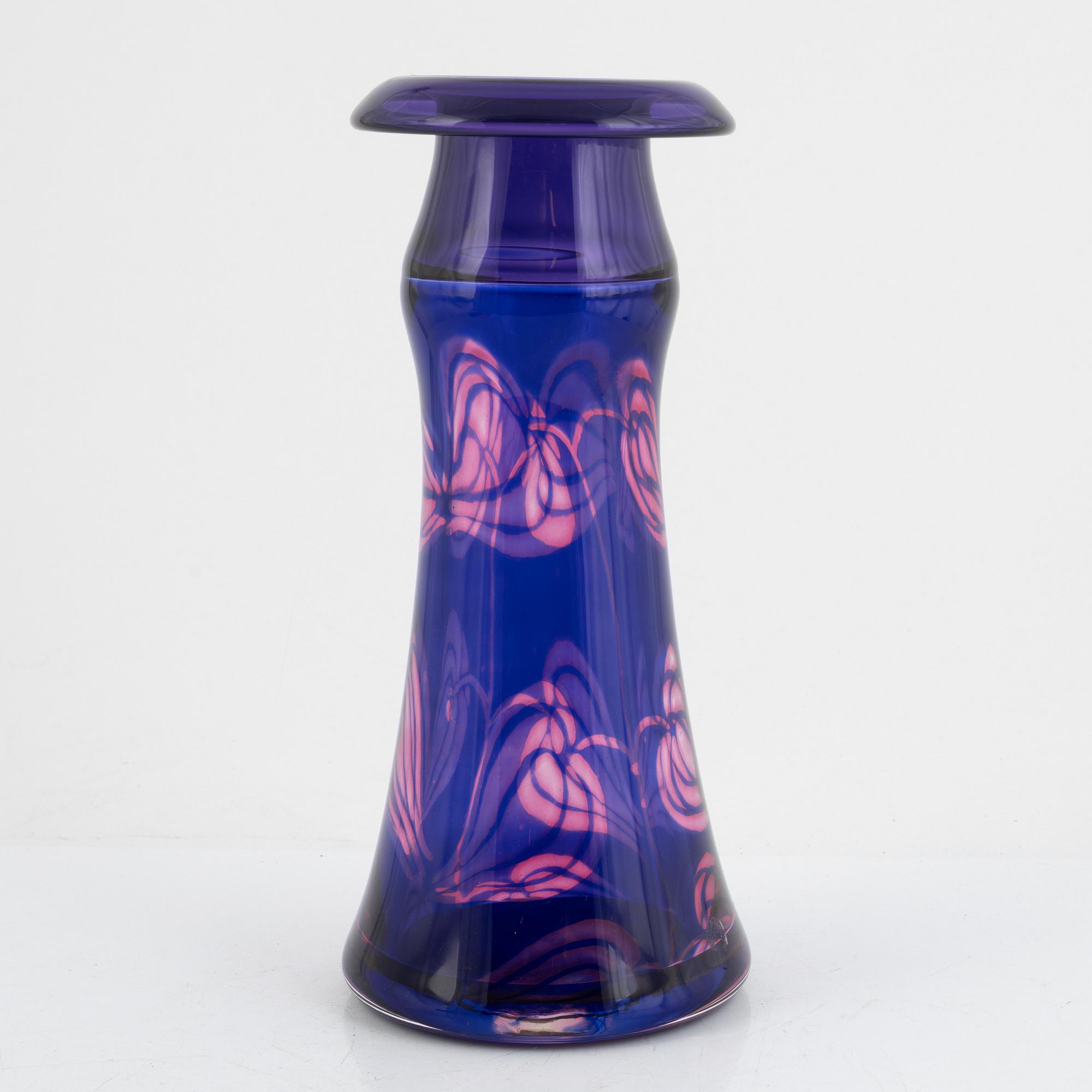 Elna Jolom, vas, graal, Orrefors, unik.