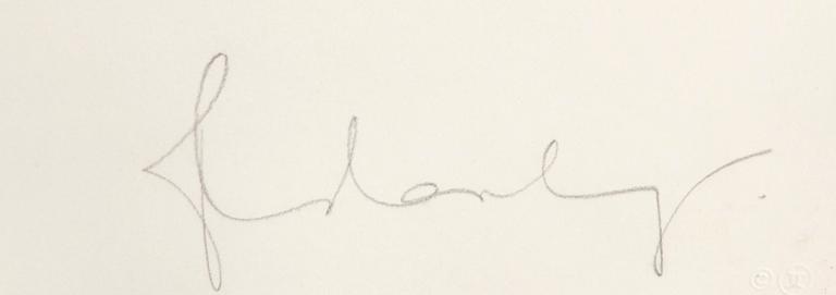 Claes Oldenburg,  lithograph signed and numbered 15/24.