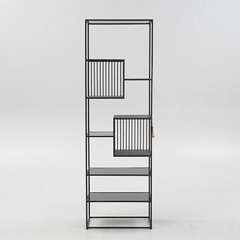 Birgitte Rømer, a 'Denver' steel bookcase from Muubs.