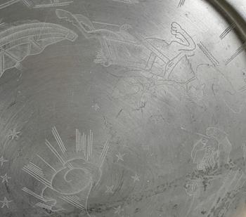 BRICKA, tenn. Ossian Elgström, Firma Svenskt Tenn, 1930. Formgiven 1928.