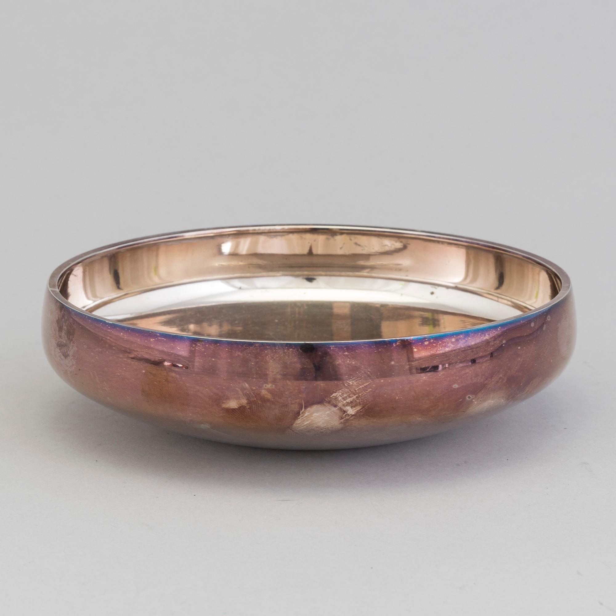 HENNING KOPPEL, A silver bowl from Georg Jensen, Denmark.