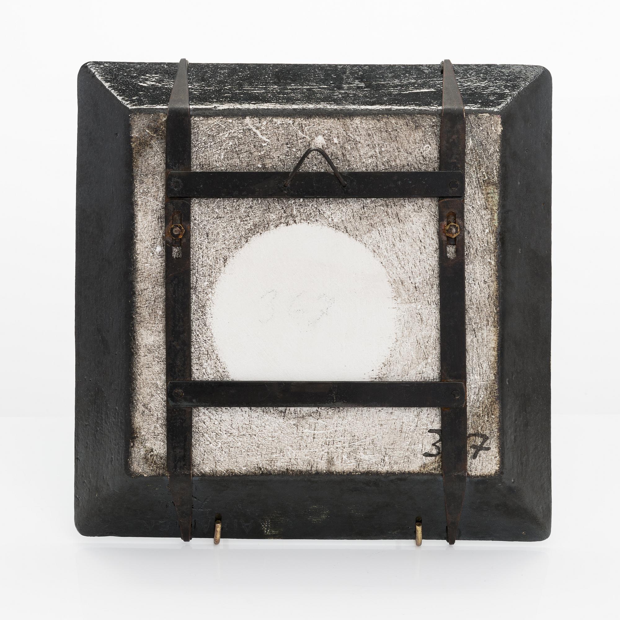 Birger Kaipiainen, a stoneware relief signed Kaipiainen Rörstrand.