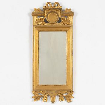 A Gustavian mirror., end of the 18th century.