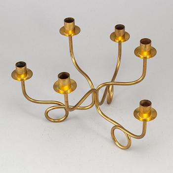 JOSEF FRANK, a brass candelabrum from Svenskt Tenn.