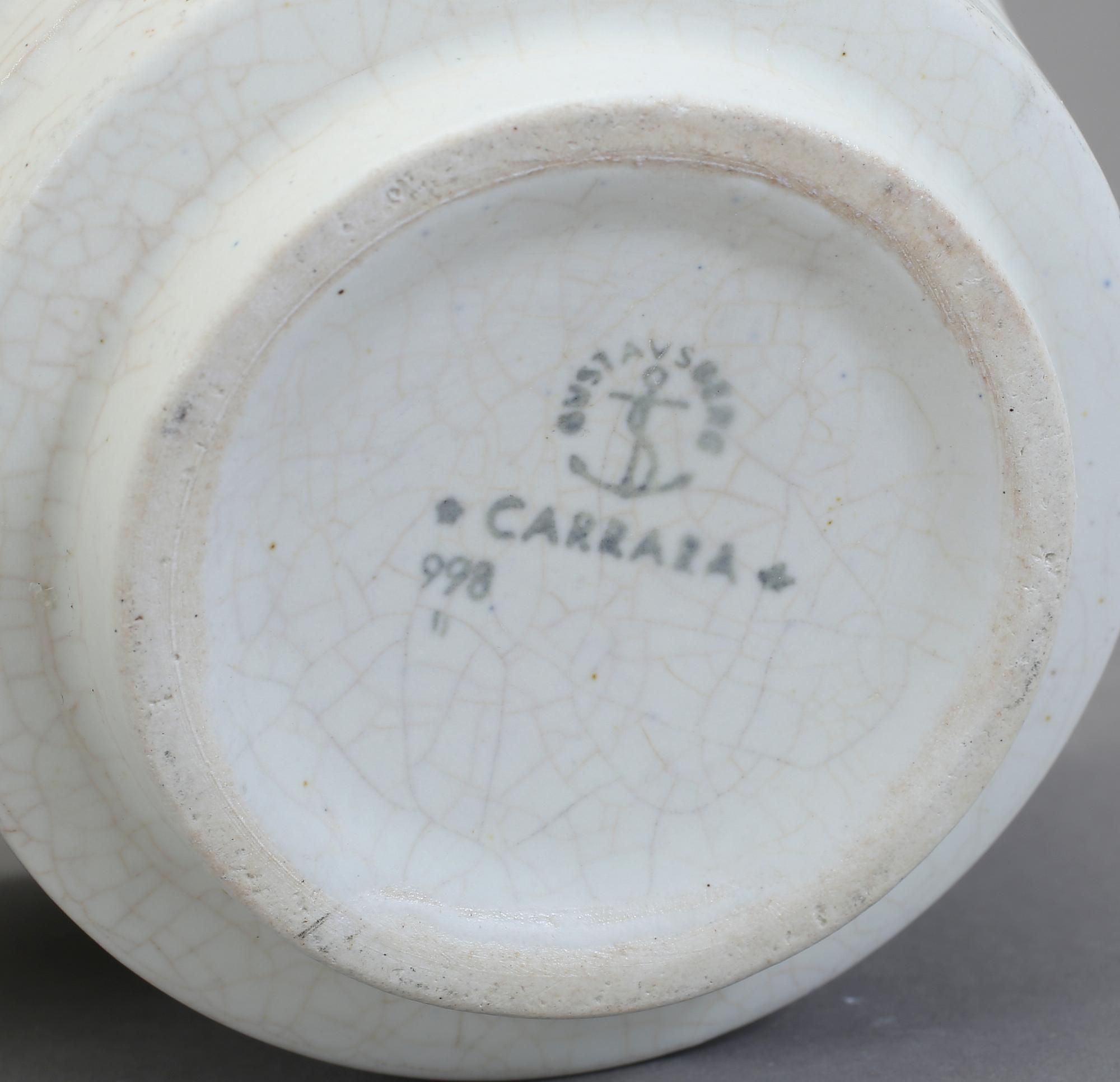 YTTERFODER, "Cararra", Wilhelm Kåge, Gustavsberg.