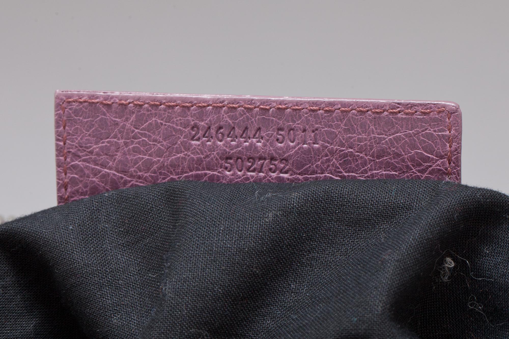 HANDVÄSKA, lammskinn. Balenciaga.