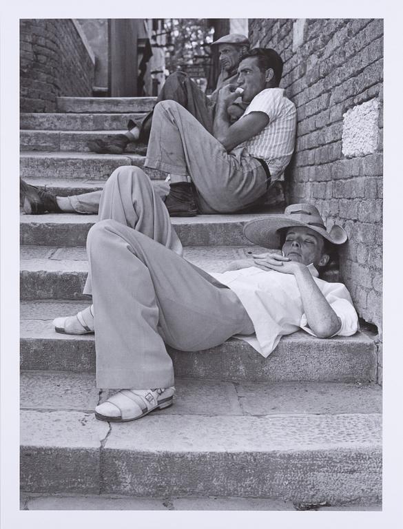 Per-Olow Anderson, ”Katharine Hepburn photographed in Venice 1954".