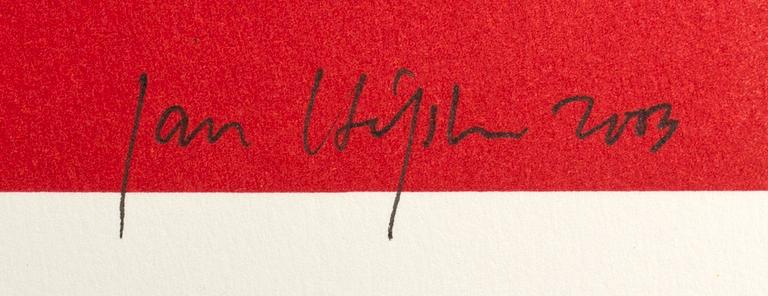 JAN HÅFSTRÖM, lithograph in colour, signed and numbered 1425/2000, dated 2003.
