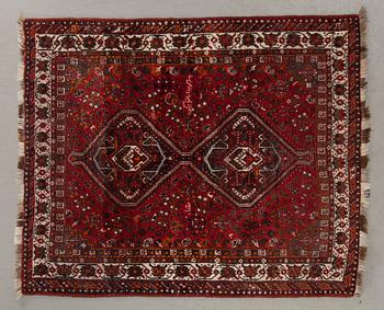 MATTA, semiantik, Shiraz/Kashgai, signerad. Ca 199 x 165 cm.