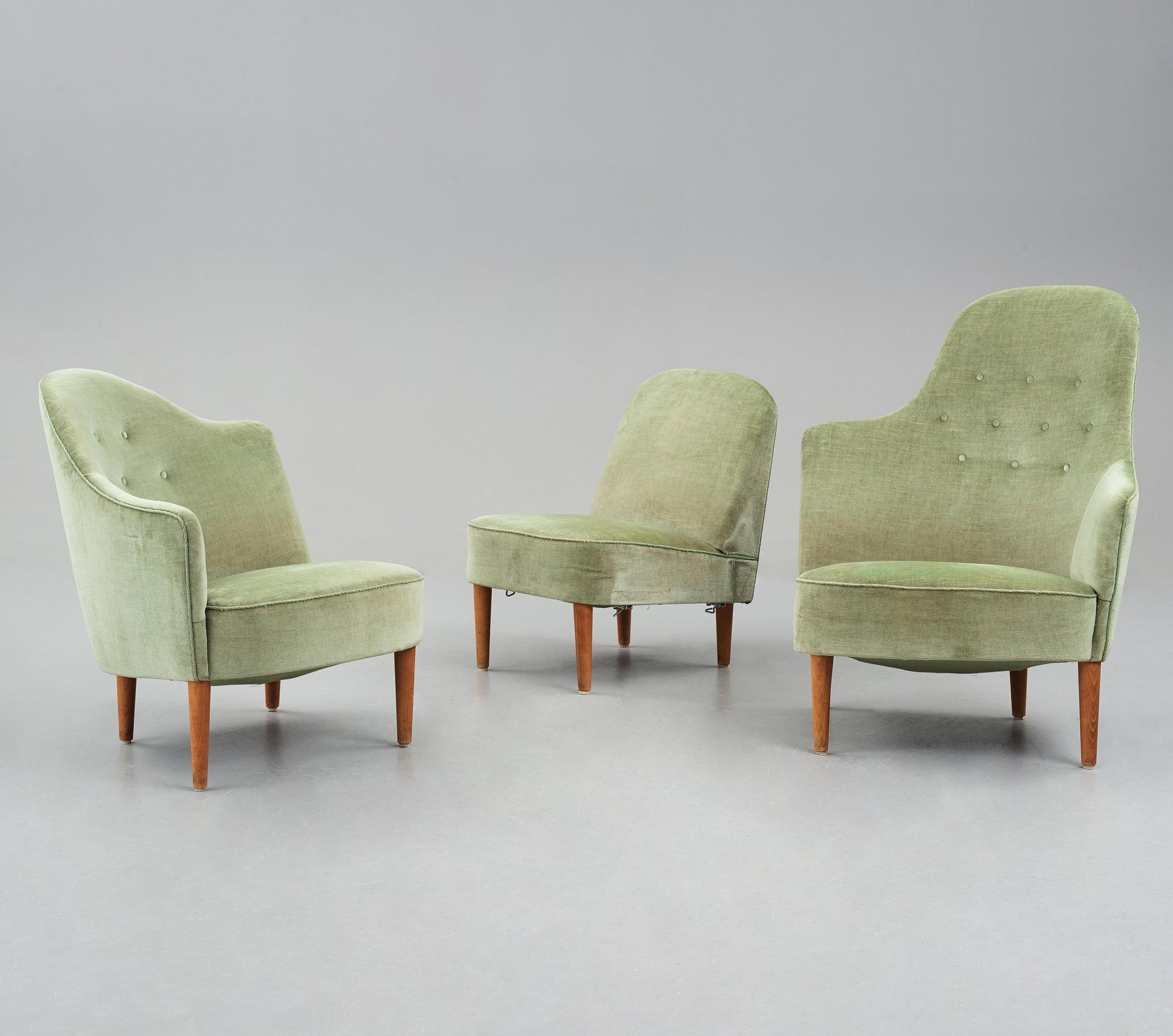 Carl Malmsten, soffa, "Samspel", AB Record, Bollnäs, 1950-tal.
