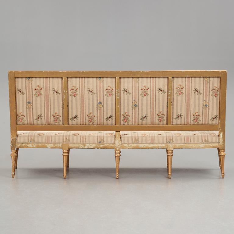 A Gustavian late 18th century sofa.