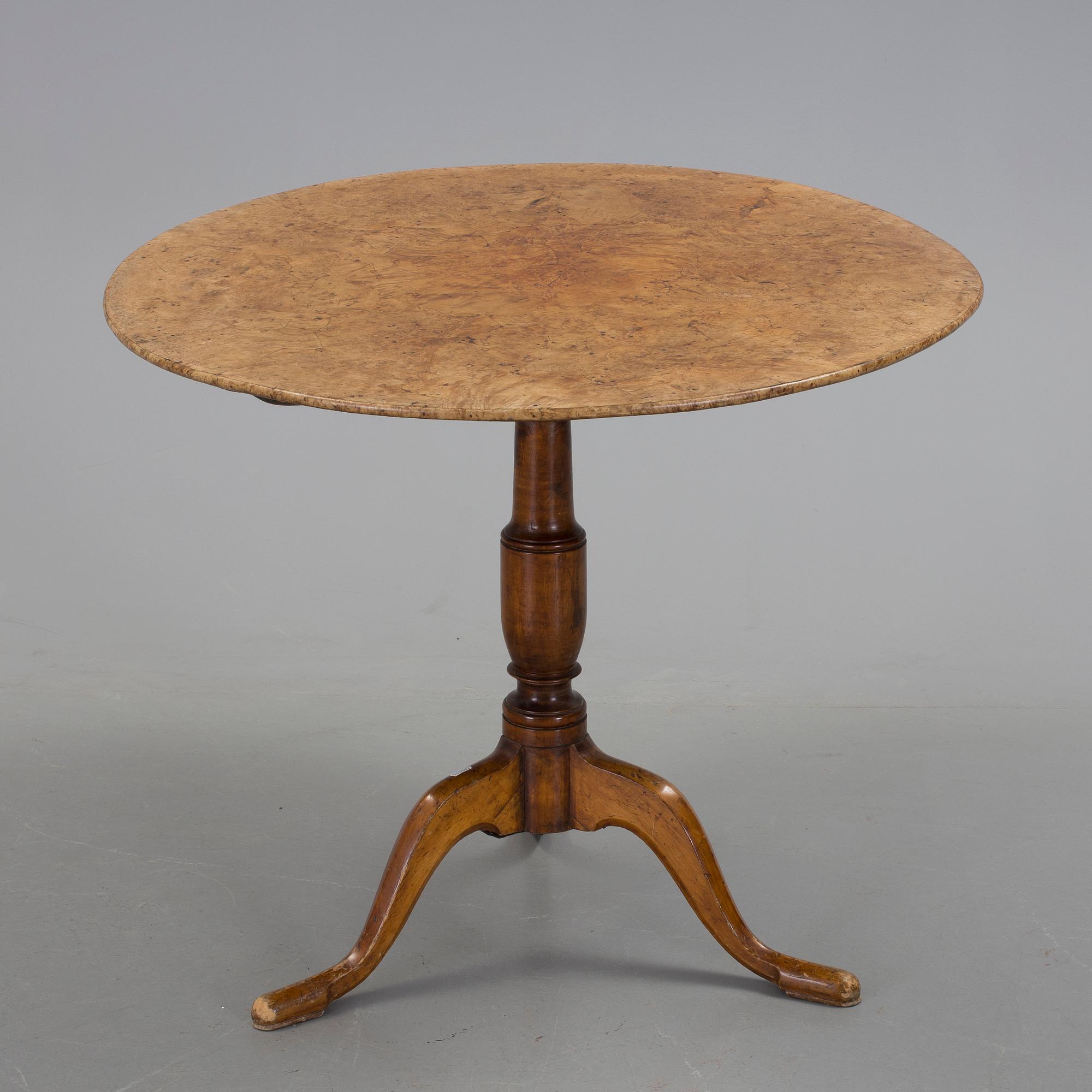 FÄLLBORD, troligen 1700-talets slut.