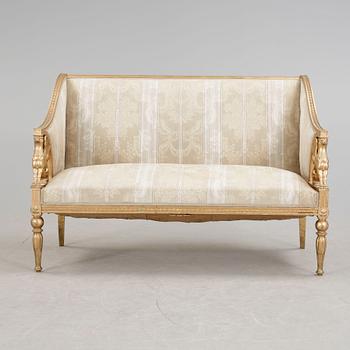 SOFFA, sengustaviansk stil, 1800-talets slut.