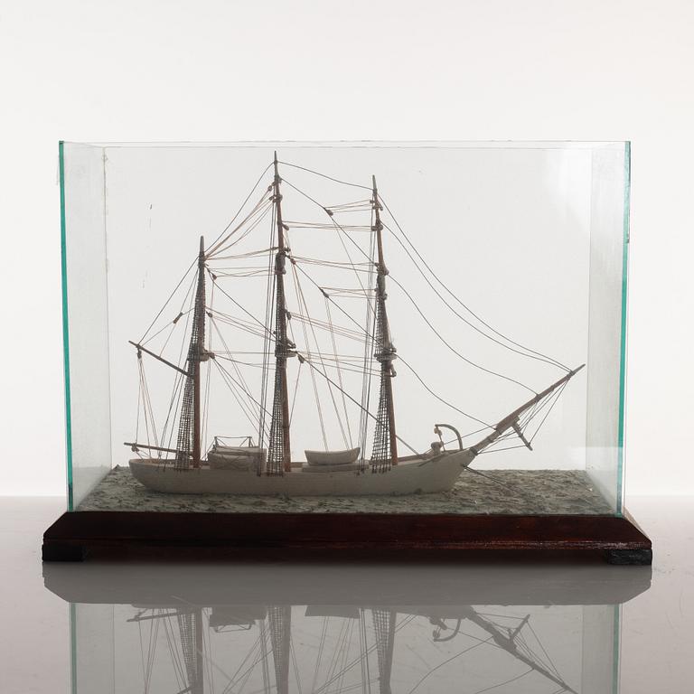 A ship model, mid-20th Century.