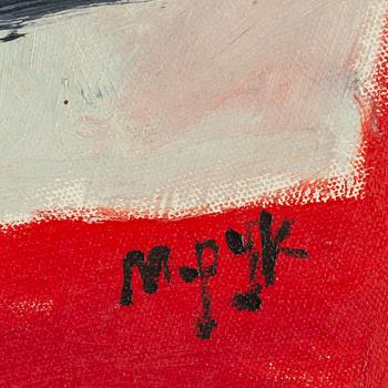 MADELEINE PYK, oil on canvas, signed.