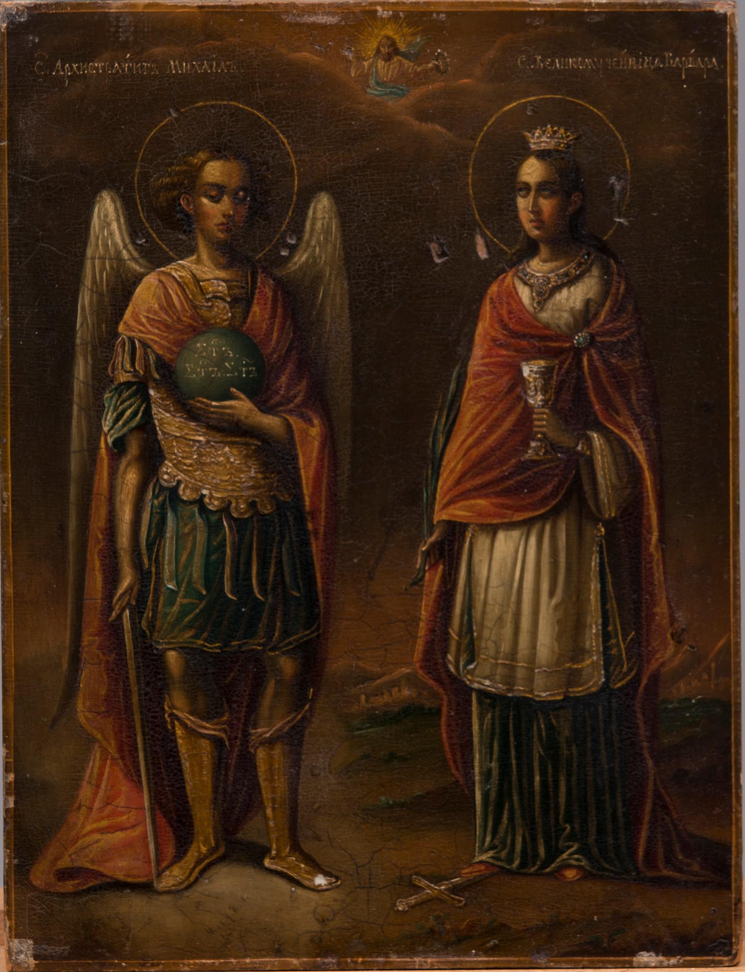 ICON, tempera on wood panel, Russia the first quarter of the 19th century.