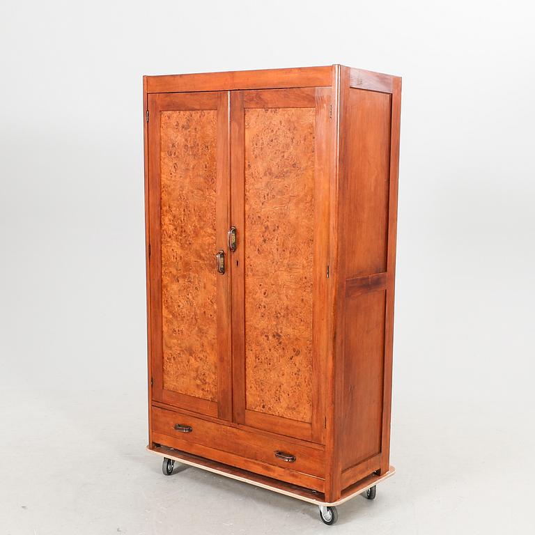 A 1930/40s walnut wardrobe.