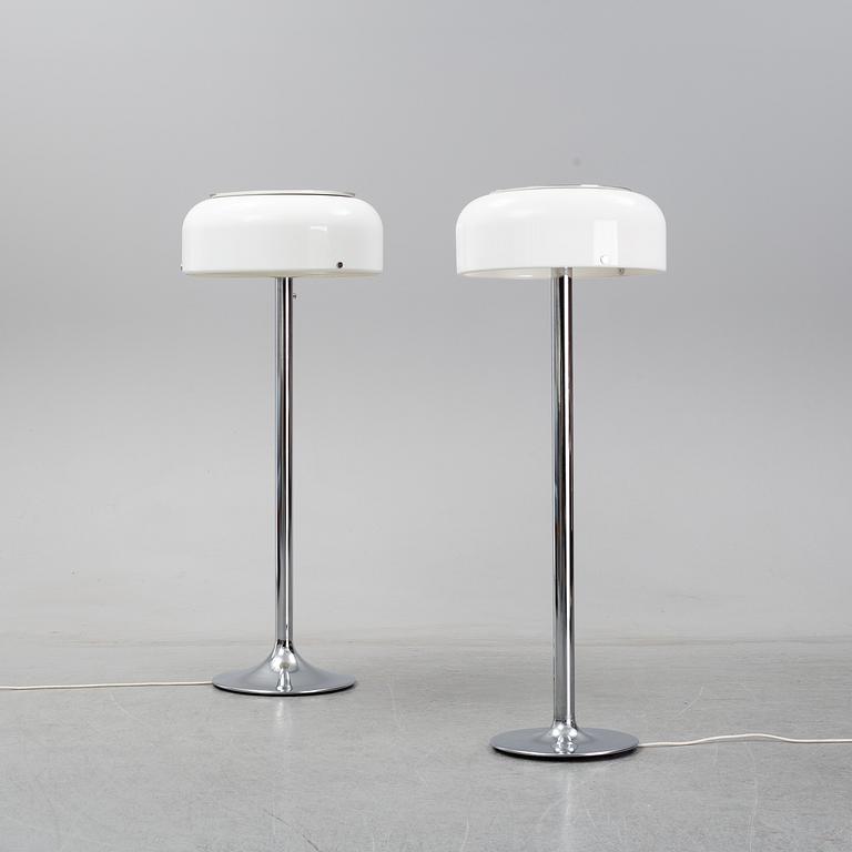 ANDERS PEHRSON, golvlampor, 2 st, "Knubbling", Atelje Lyktan, Åhus.