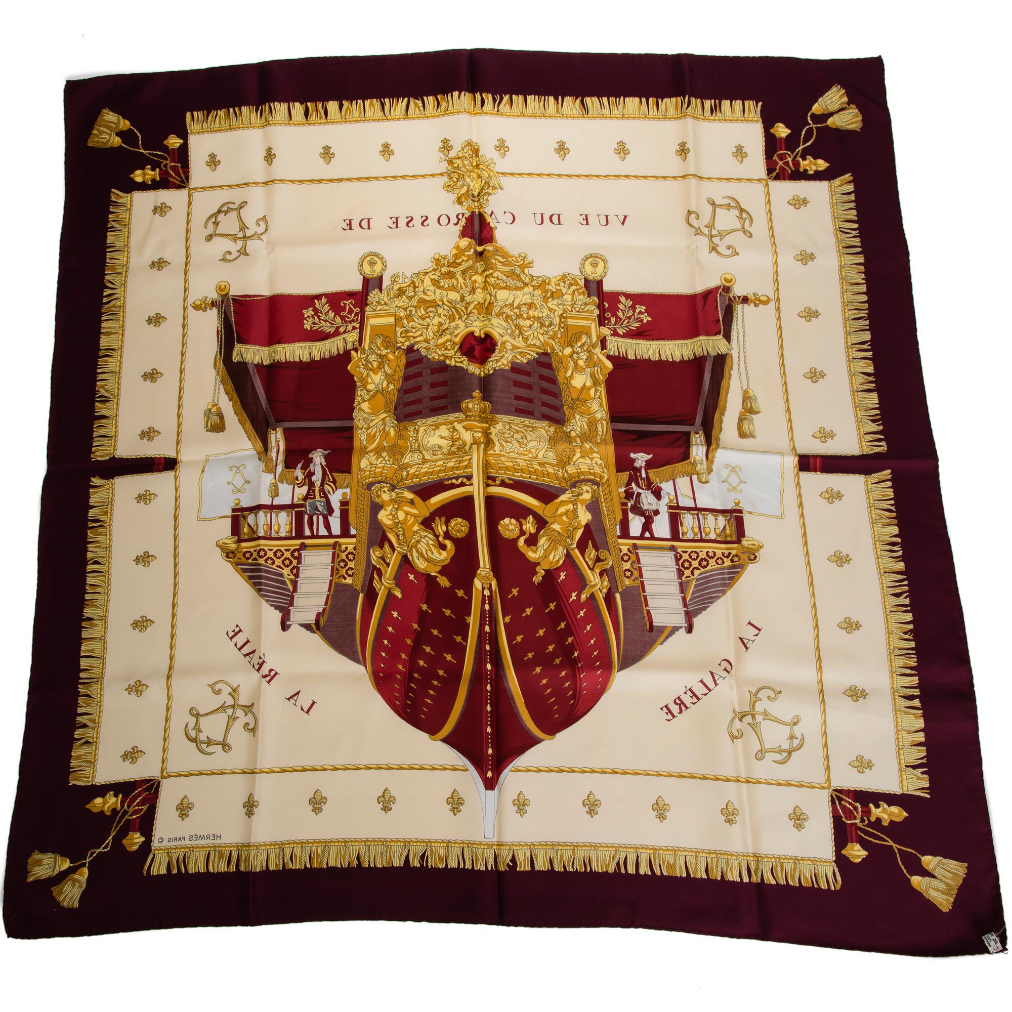 SCARF, "Vue du Carrosse de la Galère la Réale", Hermès.