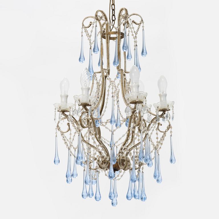 A chandelier, Italy, probably. Second half of the 20th Century.