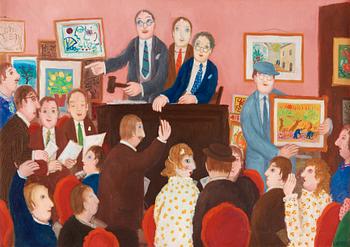 Lennart Jirlow, The auctioneer.