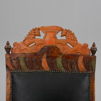 KARMSTOL, barock, 1700-tal.