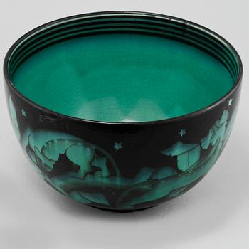 BÅLSKÅL, flintgods, Ilse Claesson, Rörstrand, 1930-tal.