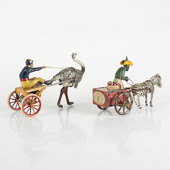 Toys 2 pcs, including Lehmann "Dare Devil EPL 752" Germany, in production 1924-1935.