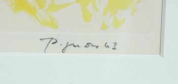 EDOUARD PIGNON, färglitografi, sign, dat -63 samt numr 53/60.