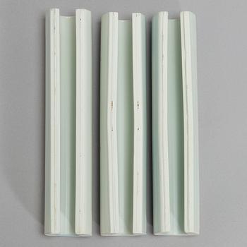Alvar Aalto, Circa 140 ceramic tile bars manufactured by Arabia mid 1950s.
