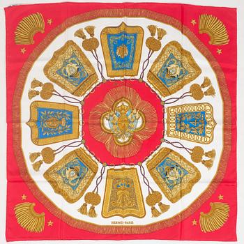 Hermès, scarf, "Poste et Cavalerie".