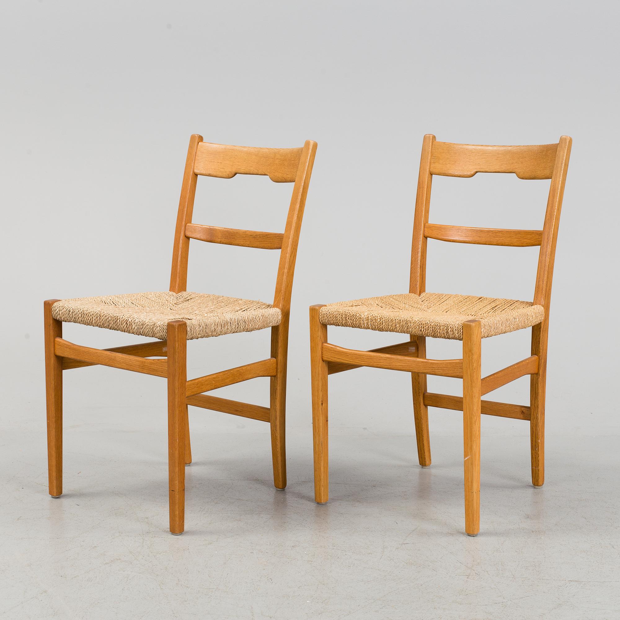 a set of 10 chairs by Gemla around the middle of the 20th century.