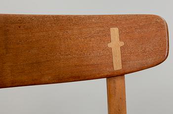 STOLAR, 3 st, Hans J Wegner, "Spisestolen", CH-23, Carl Hansen & Son, Danmark.