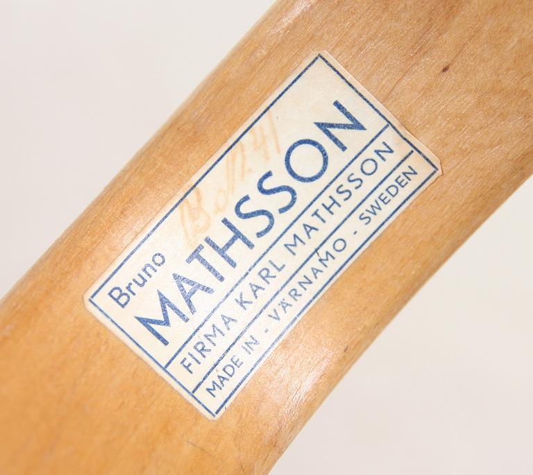 STOL, "Arbetsstol modell 41".
Bruno Mathsson för Firma Karl Mathsson, Värnamo.