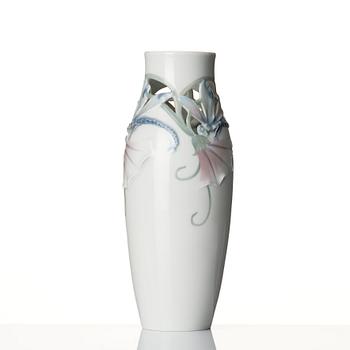 Mela Anderberg, an Art Nouveau porcelain vase, Rörstrand, early 20th Century.