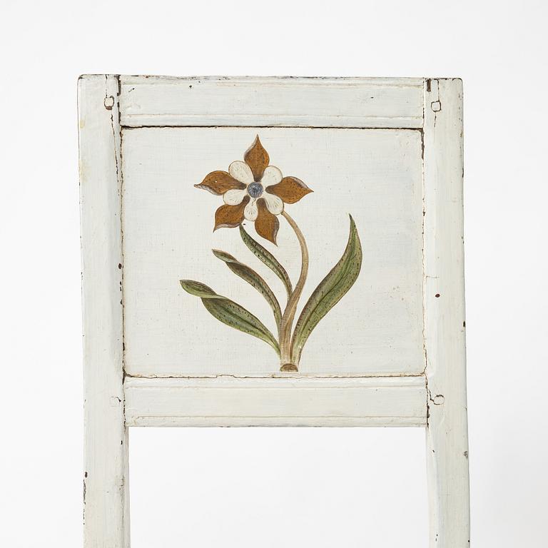 A pair of Swedish chairs, 18th/19th century.