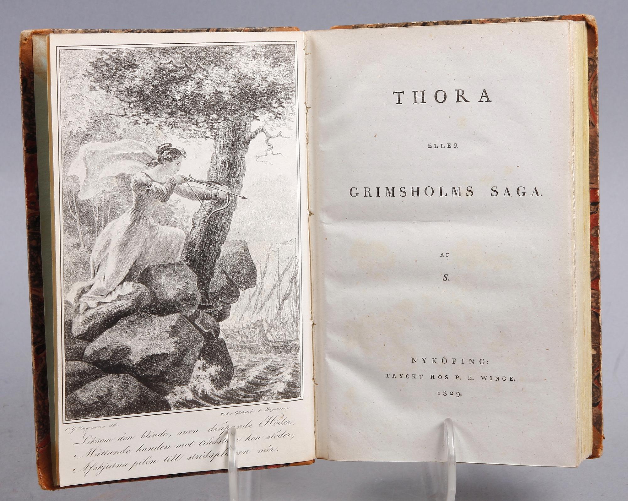 BÖCKER, 3 st, bla "Poetiska skrifter" av Johan Stenhammar, Stockholm 1807.