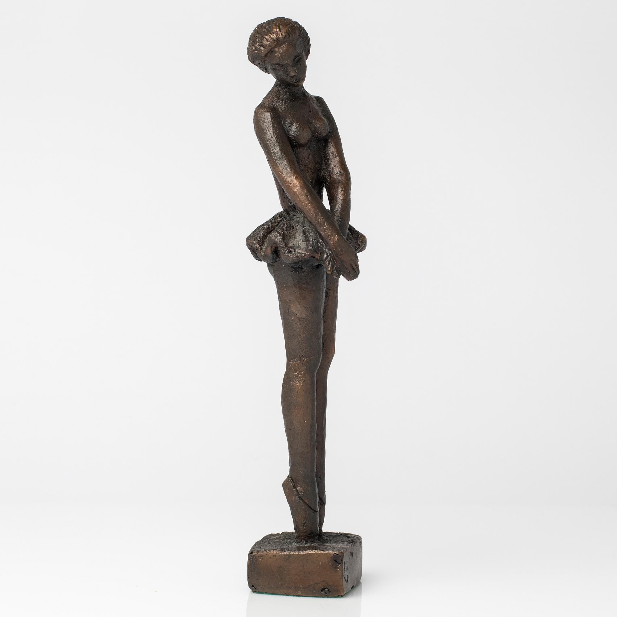 Carl-Einar Borgström, sculpture, "The Ballet Girl".