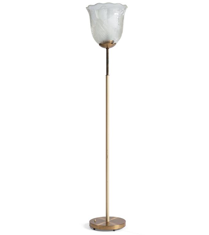 Bo Notini, a Swedish Modern floor light, Glössner & Co, Sweden, 1940-50s.