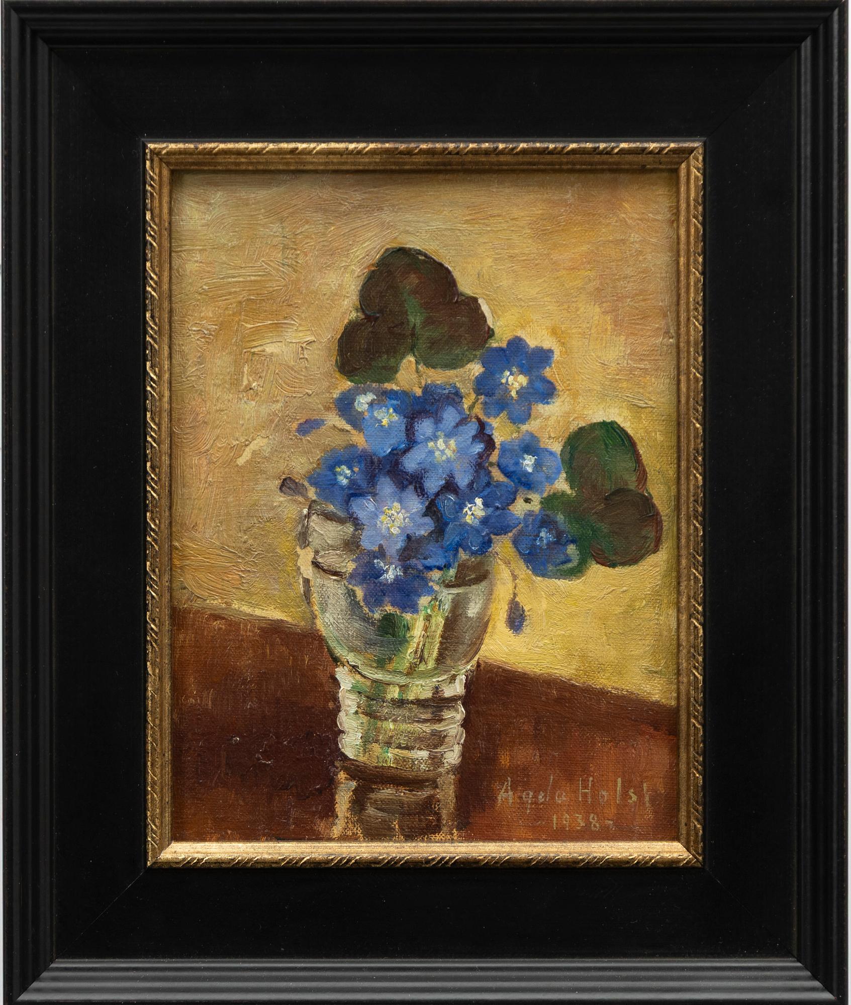 Agda Holst, Flower still life.