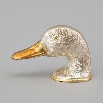 A DUCKY BOTTLE OPENER, Paris, second half of the 20th century.