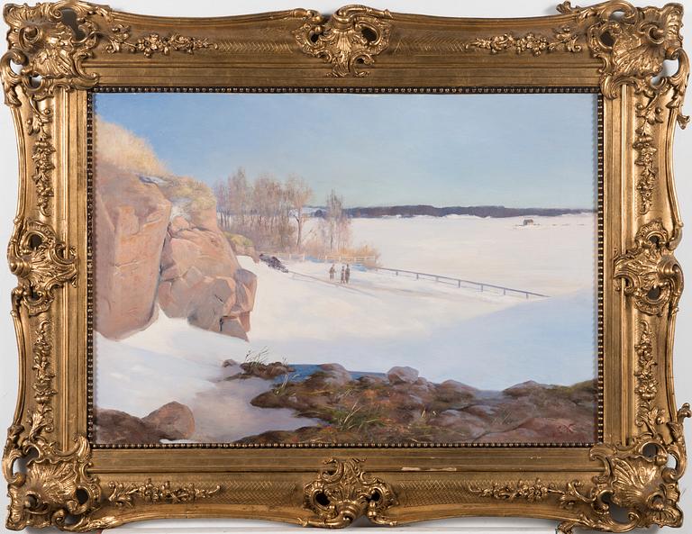 JOHAN ELIS KORTMAN, NÄKYMÄ ETELÄ-HELSINGISTÄ.