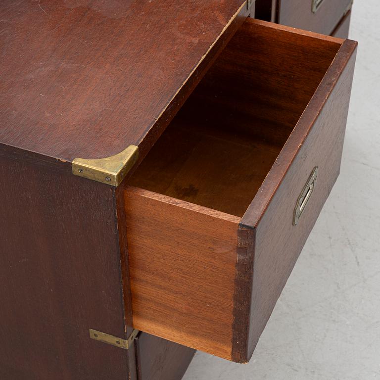 Bedside tables, a pair, second half of the 20th century.