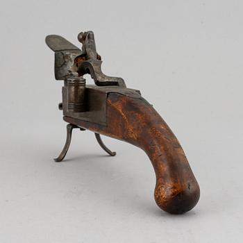 A 18th Century Flintlock lighter.