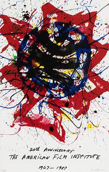 Sam Francis, "20th Anniversary - The American Film Institute 1967-1987".