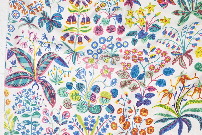 Josef Frank, two pairs of curtains, and two curtain valances, 'Under Ekvatorn', Svenskt Tenn.