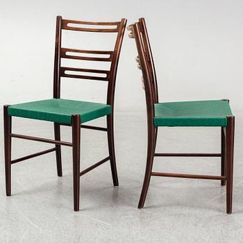 Four 1930s/1940s chairs by Gemla, Sweden.