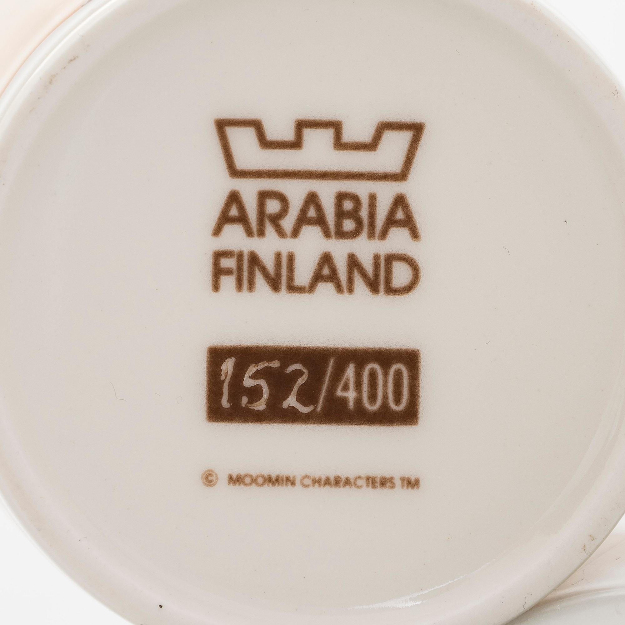 Moomin-mug, porcelain, 'Fazer Café', Moomin Characters, Arabia 2004, numbered 152/400.