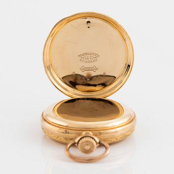 Fickur, savonett, 14K guld, Standard, U.S.A.